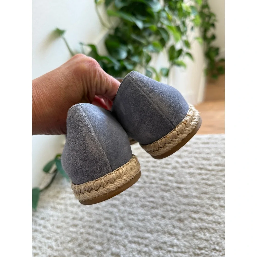 NWOB M.Gemi Agio Suede Espadrille Loafers Italian Luxury Blue 42 US 11